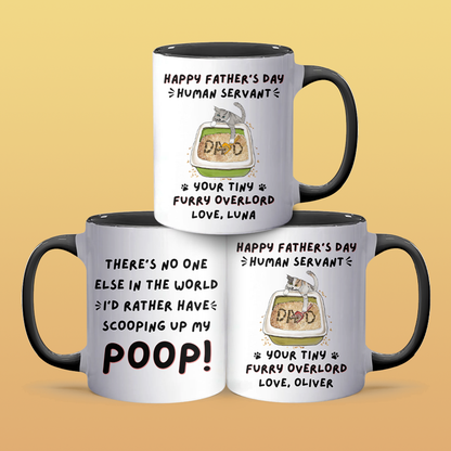 Scooping My Poop - Personalized Accent Mug