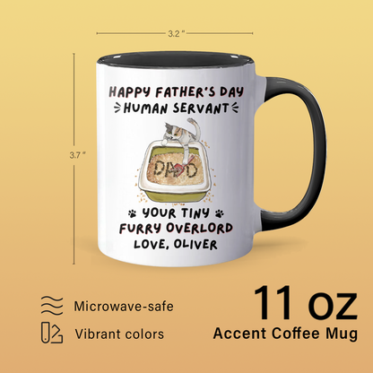 Scooping My Poop - Personalized Accent Mug