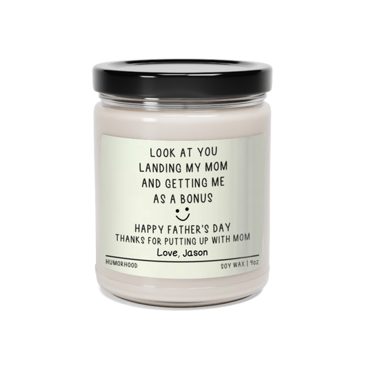 Thanks For Putting Up With Mom - Scented Soy Candle