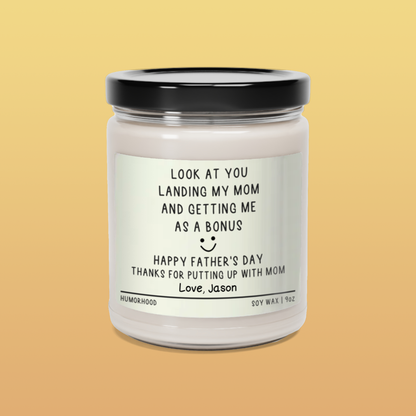 Thanks For Putting Up With Mom - Scented Soy Candle