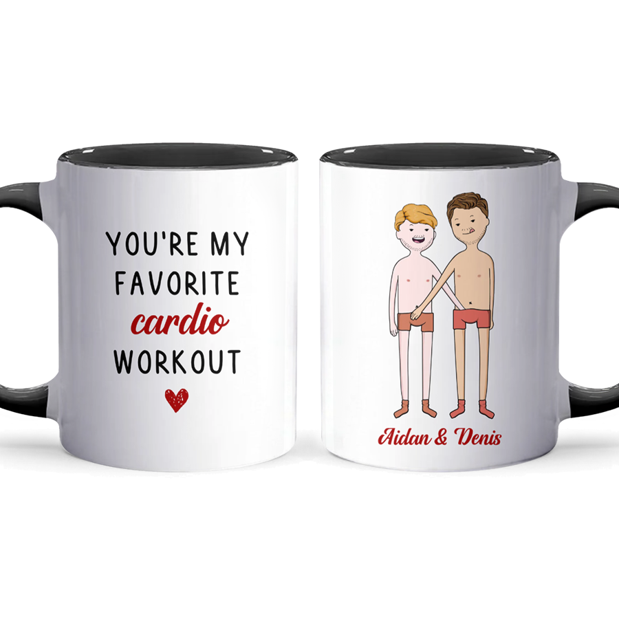 Cardio Workout - Personalized Accent Mug