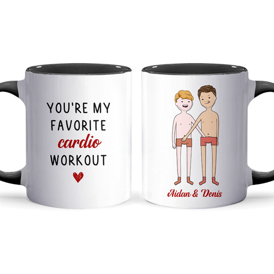 Cardio Workout - Personalized Accent Mug