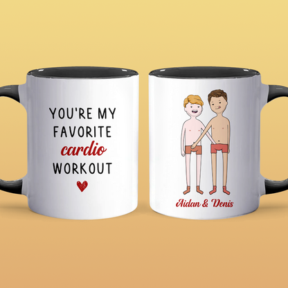 Cardio Workout - Personalized Accent Mug