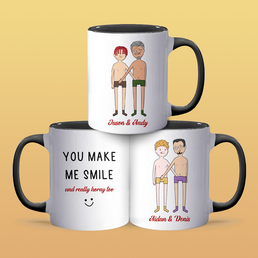 Make Me Smile - Personalized Accent Mug