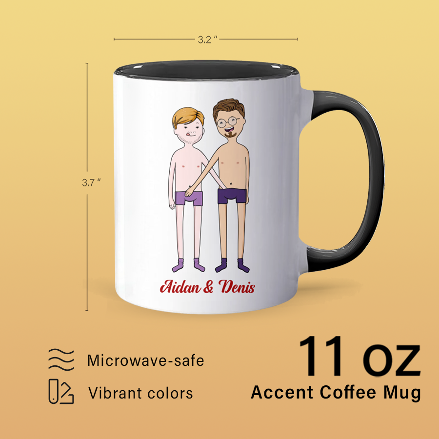 Thinking Of You - Personalized Accent Mug