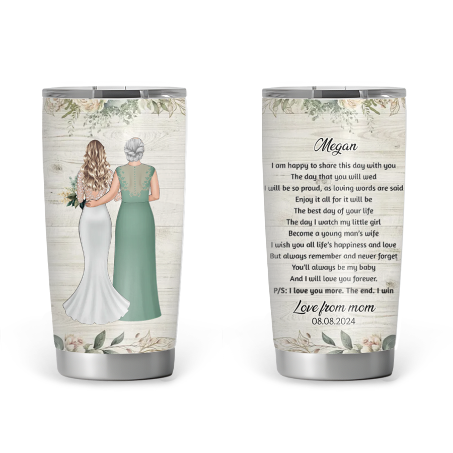 I Am Happy - Personalized 20oz Tumbler