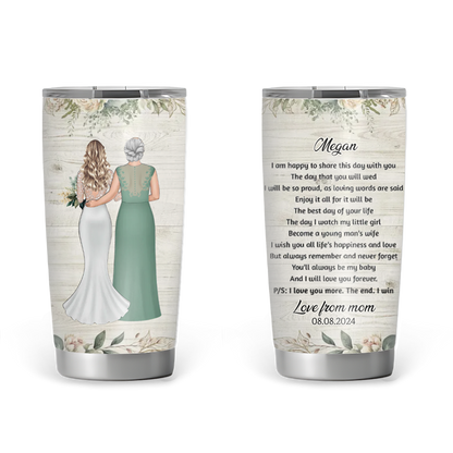 I Am Happy - Personalized 20oz Tumbler