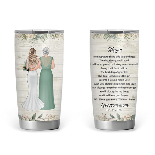 I Am Happy - Personalized 20oz Tumbler