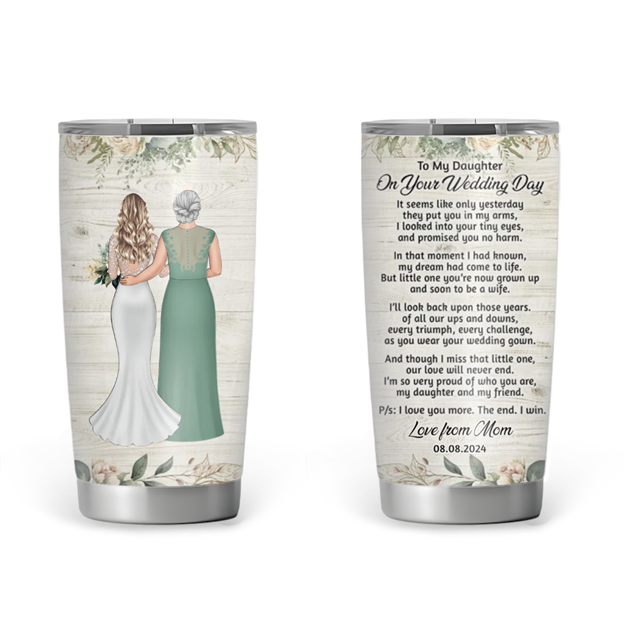 To My Daughter - Personalized 20oz Tumbler