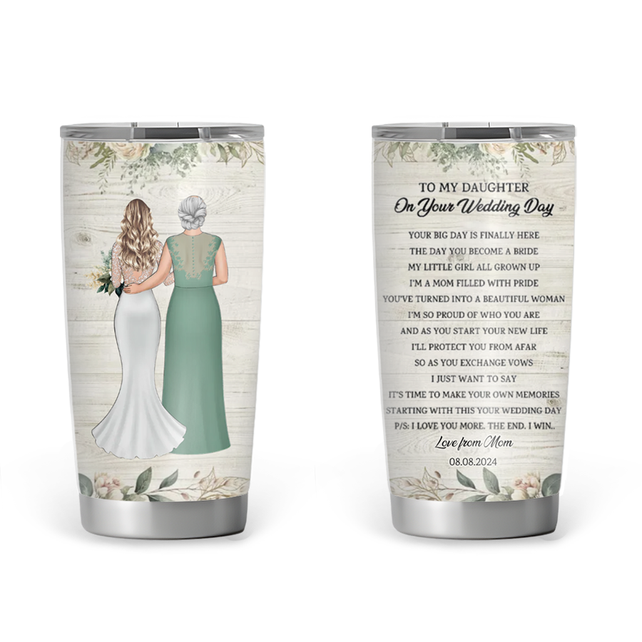 Your Big Day - Personalized 20oz Tumbler