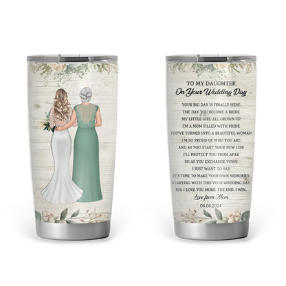 Your Big Day - Personalized 20oz Tumbler