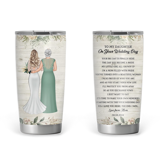 Your Big Day - Personalized 20oz Tumbler