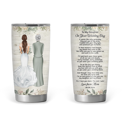 On Your Wedding - Personalized 20oz Tumbler