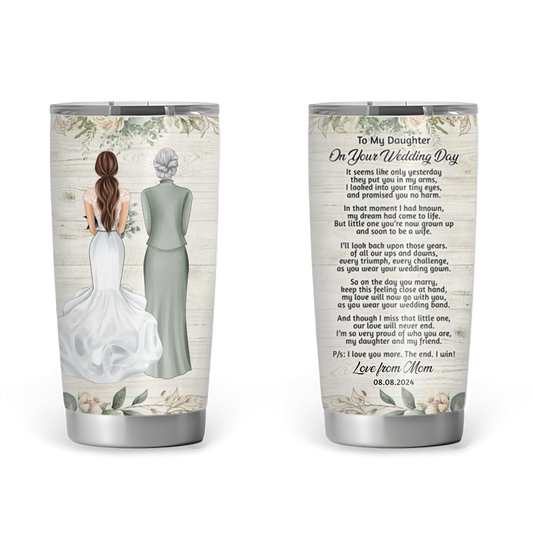 On Your Wedding - Personalized 20oz Tumbler