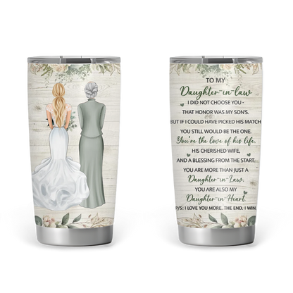 To My Daughter in law - Personalized 20oz Tumbler