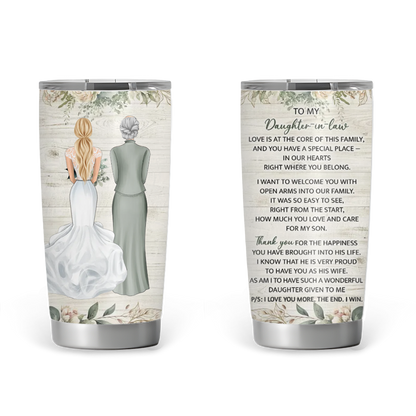 Love Is At The Core - Personalized 20oz Tumbler