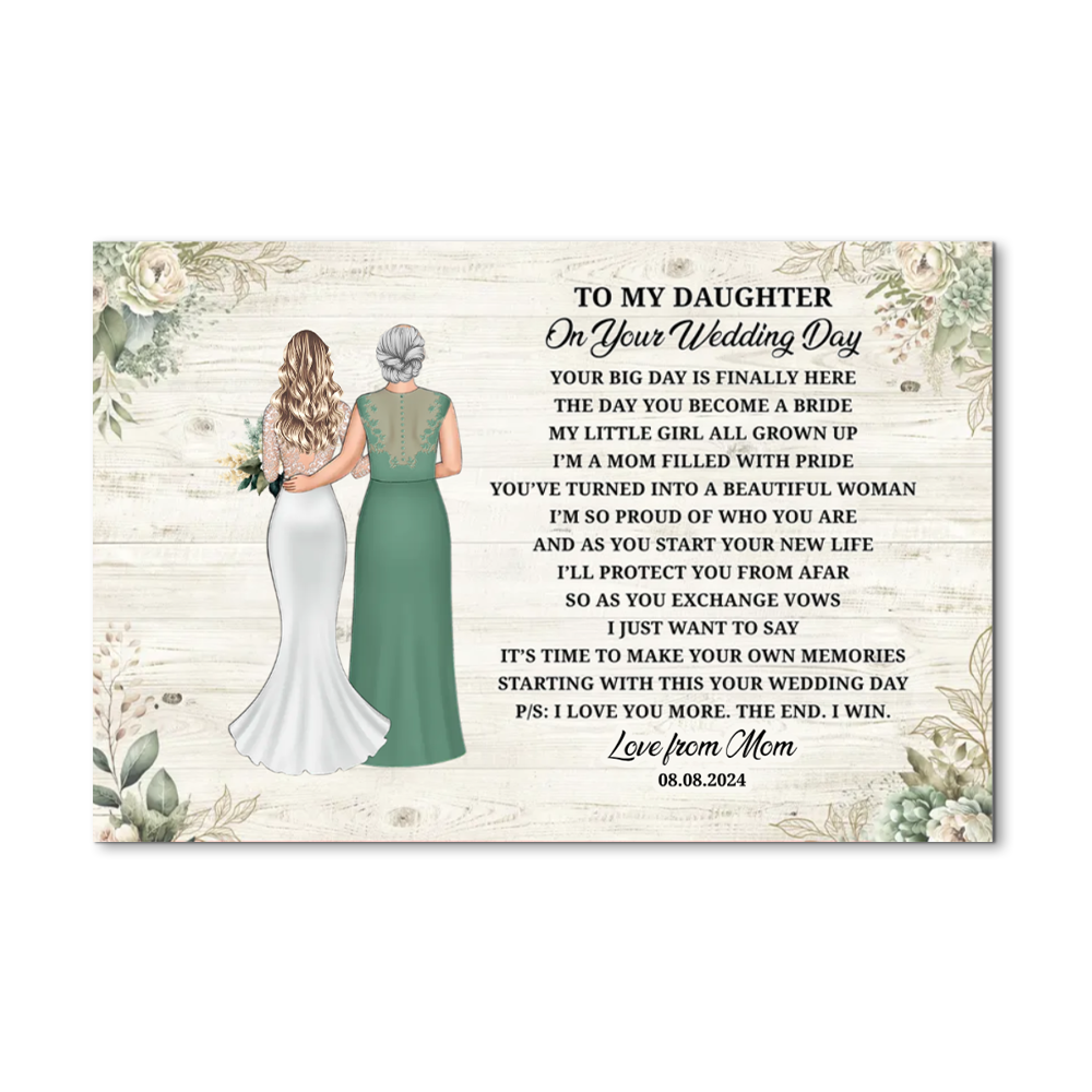 To My Daughter - Matte Horizontal Posters