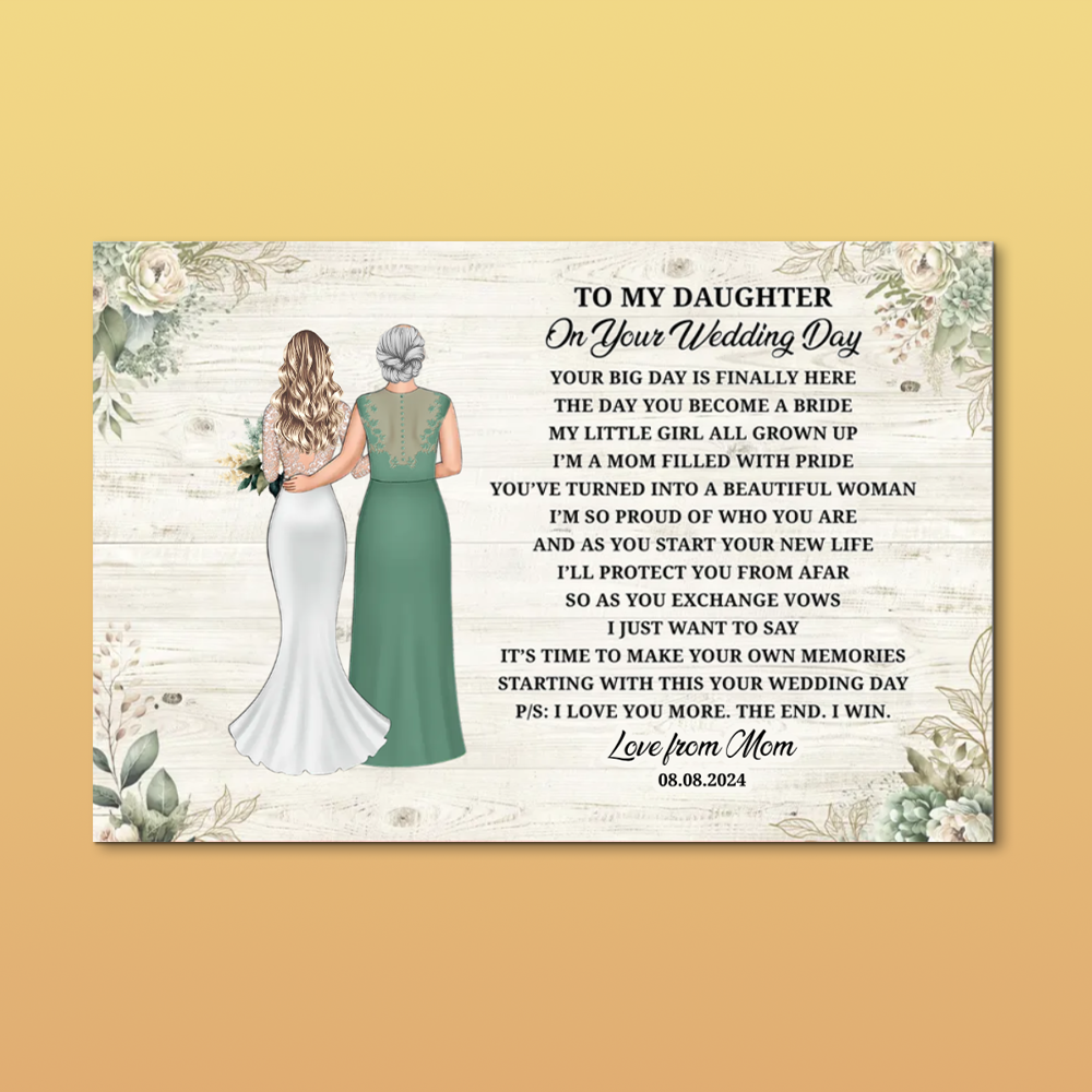 To My Daughter - Matte Horizontal Posters