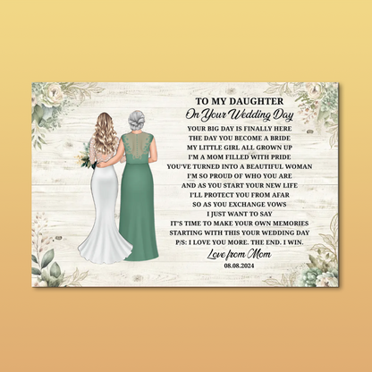 To My Daughter - Matte Horizontal Posters