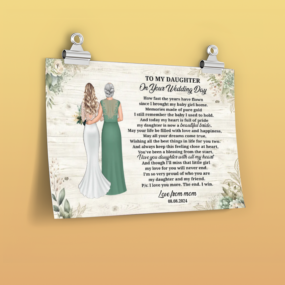 Beautiful Bride - Matte Horizontal Posters