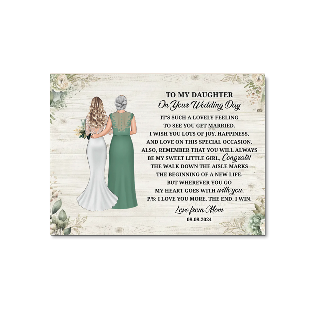 To My Daughter - Ceramic Tile