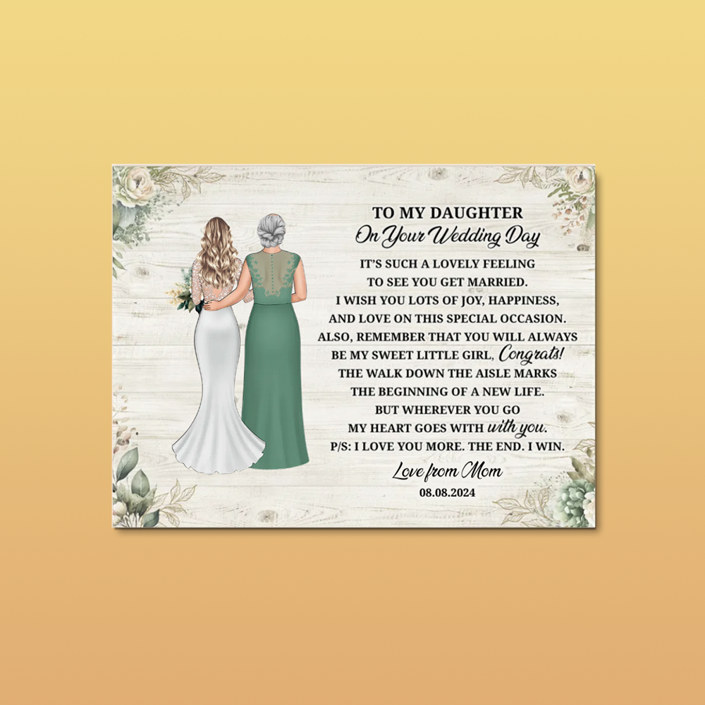 To My Daughter - Ceramic Tile