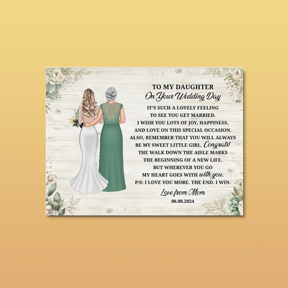 To My Daughter - Ceramic Tile