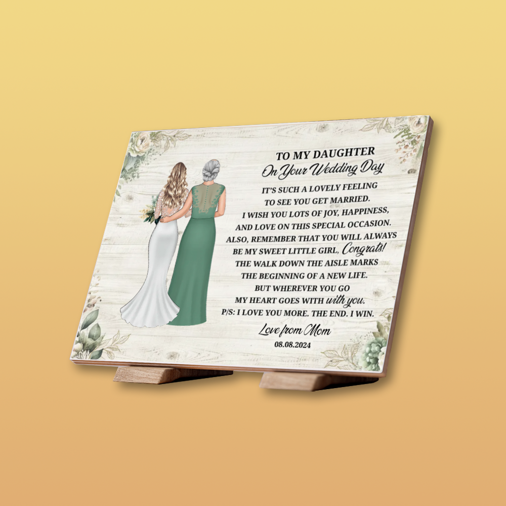 To My Daughter - Ceramic Tile