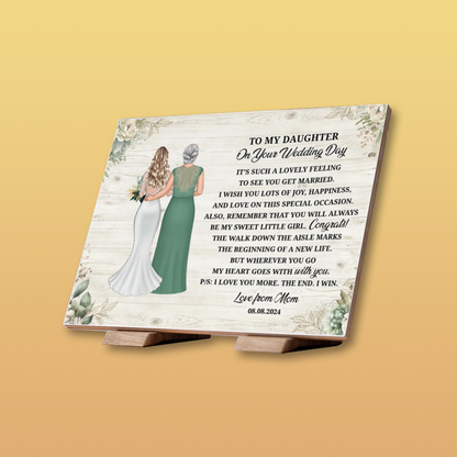 To My Daughter - Ceramic Tile