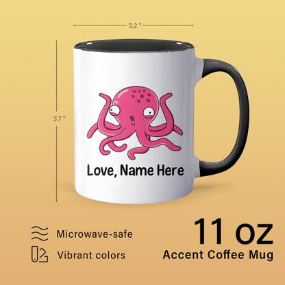 8 Hands To Touch - Personalized Accent Mug