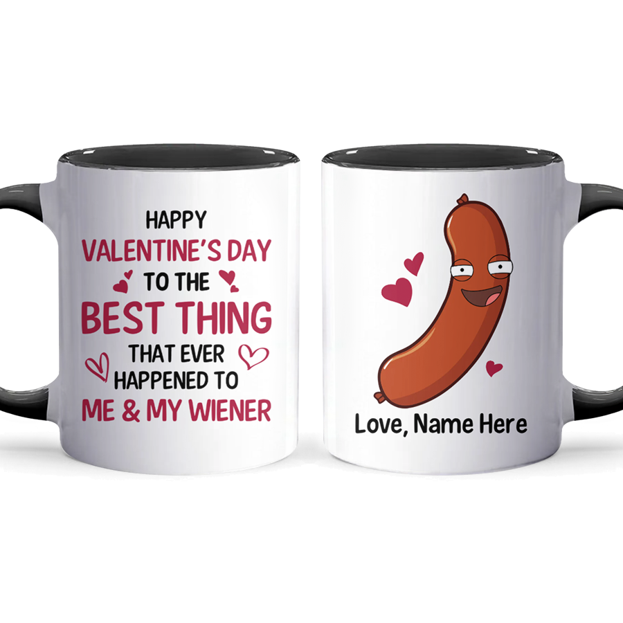 Me & My Wiener - Personalized Accent Mug