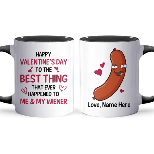 Me & My Wiener - Personalized Accent Mug