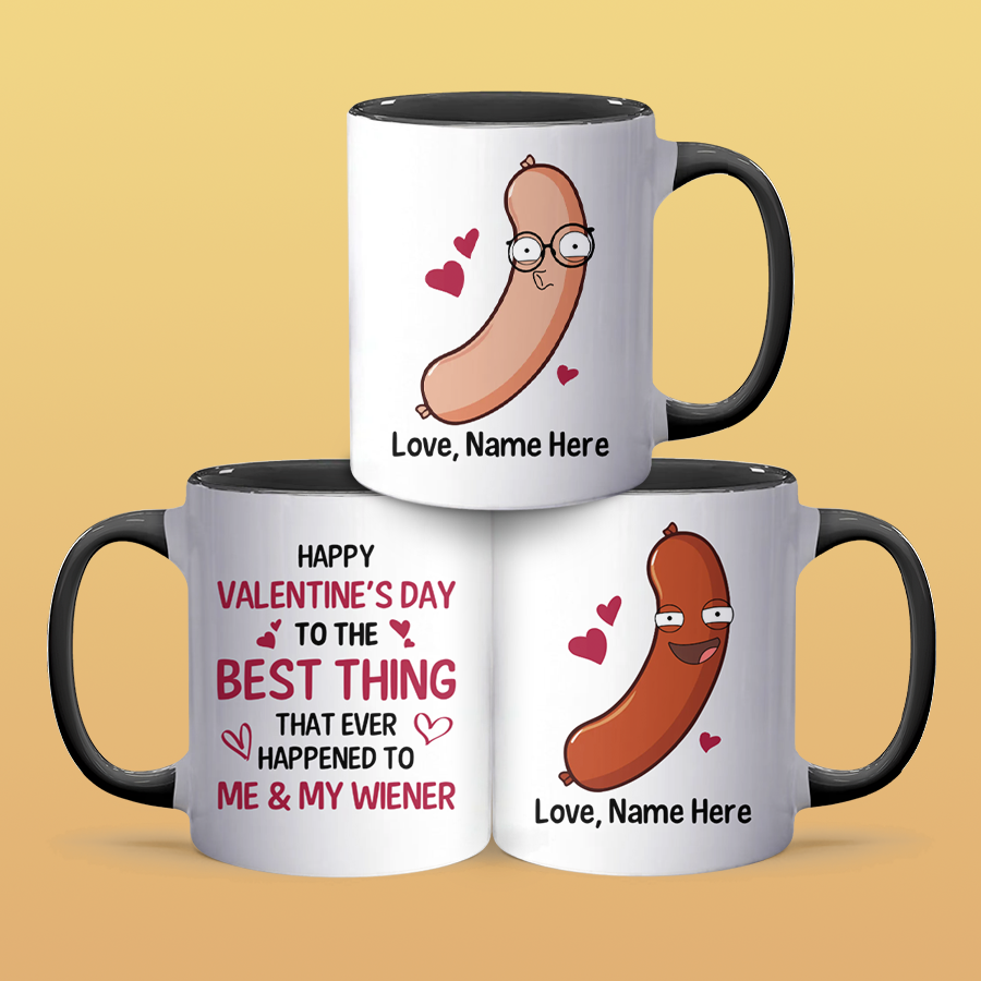 Me & My Wiener - Personalized Accent Mug