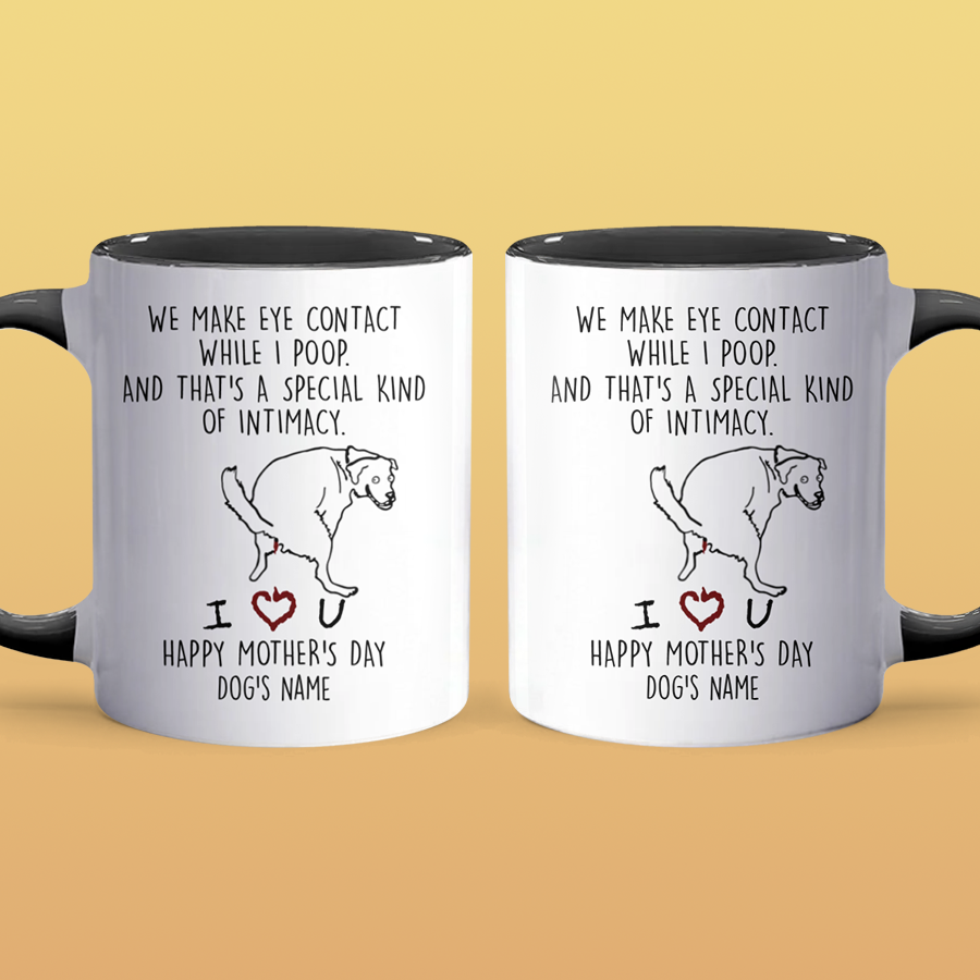 A Special Kind Of Intimacy - Personalized Accent Mug