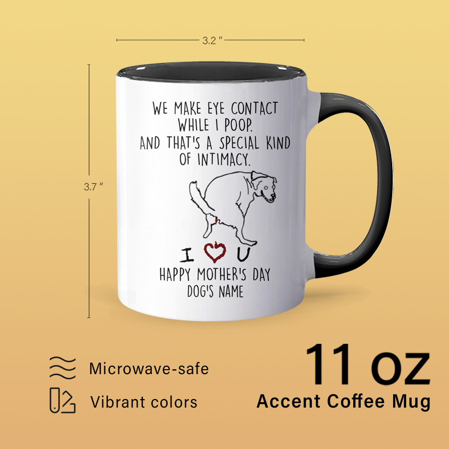 A Special Kind Of Intimacy - Personalized Accent Mug