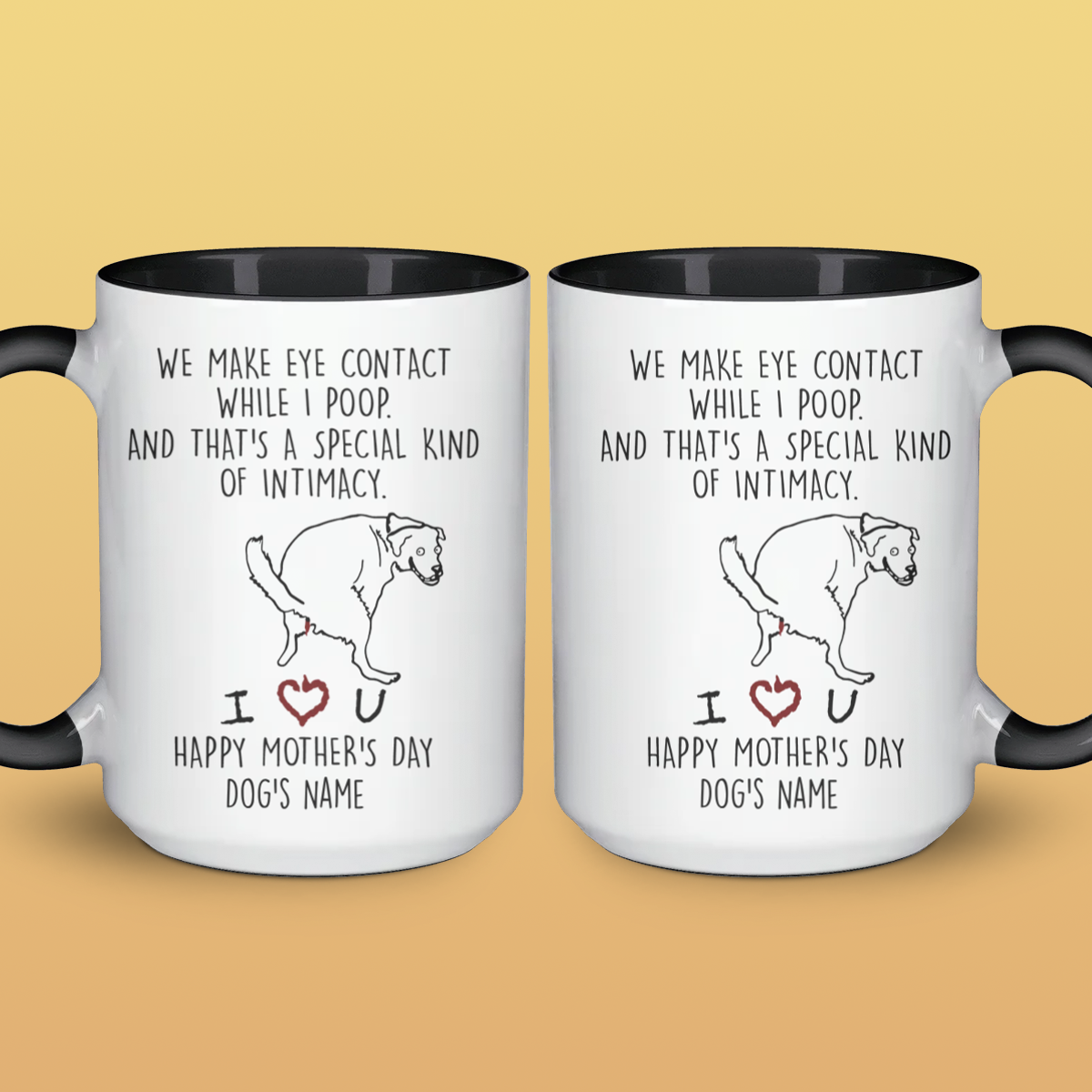 A Special Kind Of Intimacy - Personalized Accent Mug