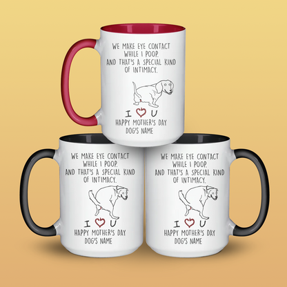 A Special Kind Of Intimacy - Personalized Accent Mug