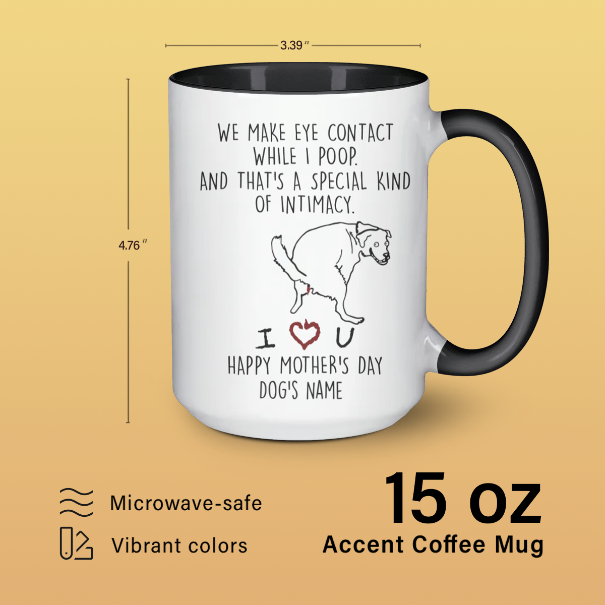 A Special Kind Of Intimacy - Personalized Accent Mug