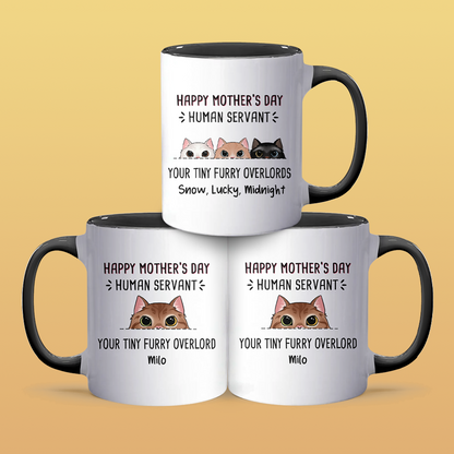 Mother's Day Human Servant - Personalized Accent Mug