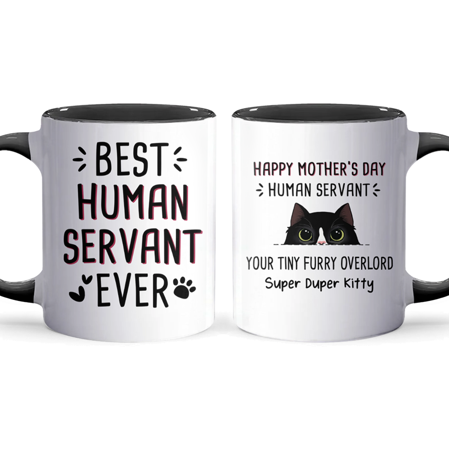 Human Servant - Personalized Accent Mug