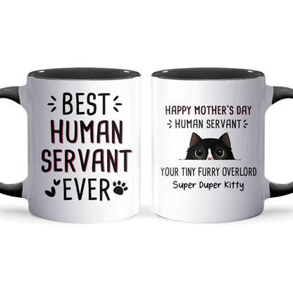 Human Servant - Personalized Accent Mug