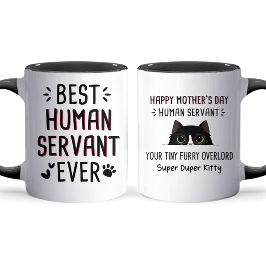 Human Servant - Personalized Accent Mug