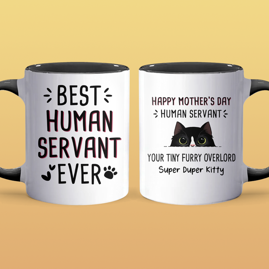 Human Servant - Personalized Accent Mug