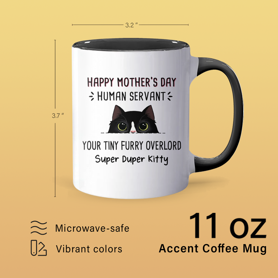 Human Servant - Personalized Accent Mug