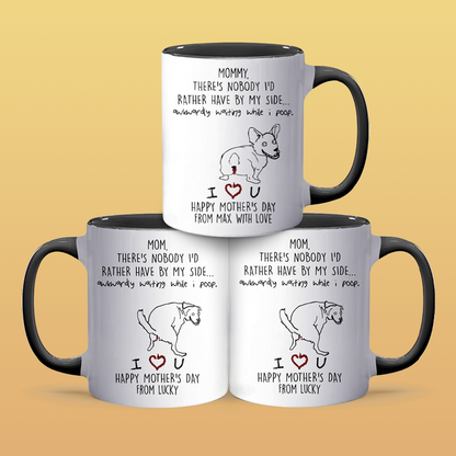 Awkwardly Waiting - Personalized Accent Mug