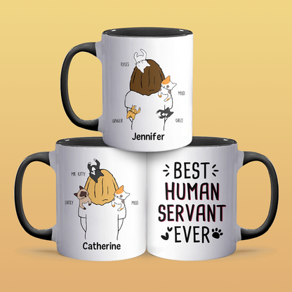 Cat & Mom - Personalized Accent Mug