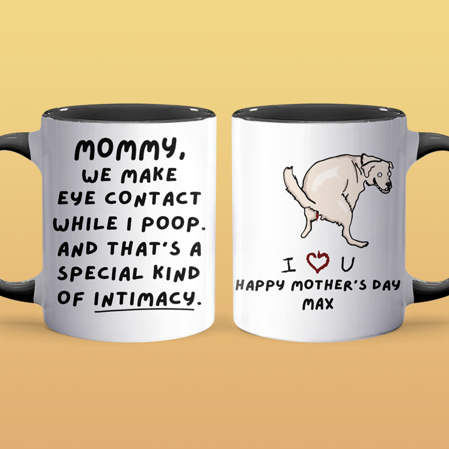 A Special Kind Of Intimacy - Personalized Accent Mug