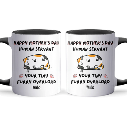 Tiny Furry Overlord - Personalized Accent Mug