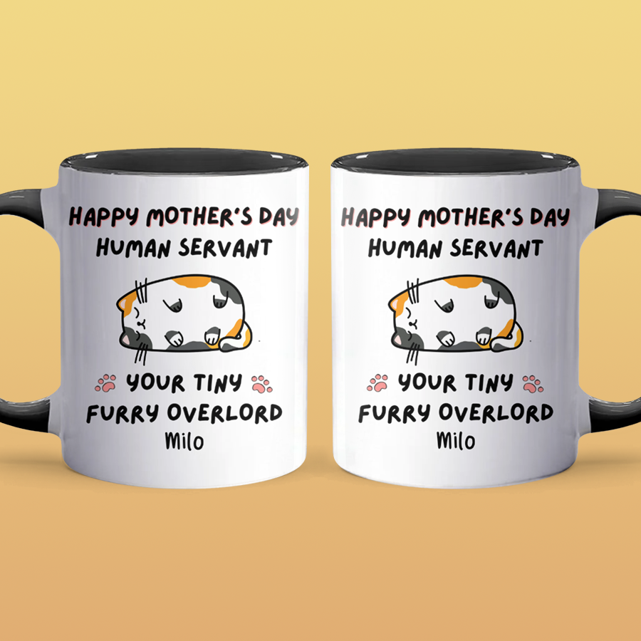 Tiny Furry Overlord - Personalized Accent Mug