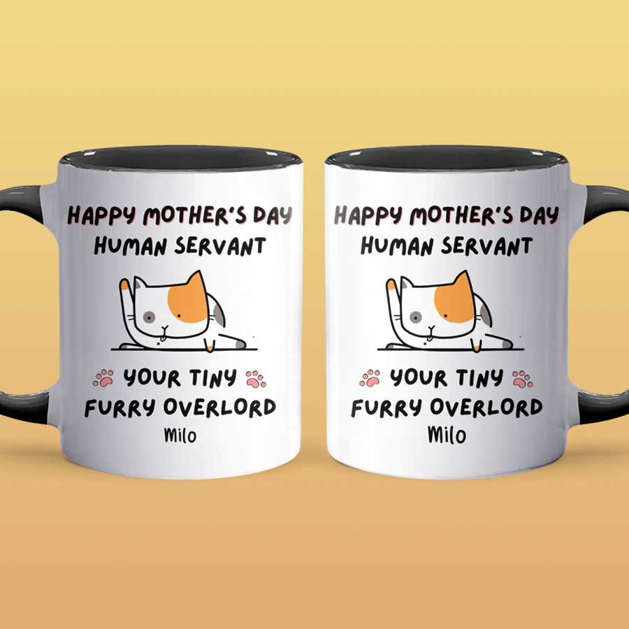 Tiny Furry Overlord - Personalized Accent Mug